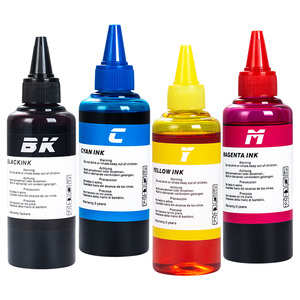 Kit di Ricarica <span class=keywords><strong>Inchiostro</strong></span> Universale Compatibile Premium da 100ml, Bottiglie di <span class=keywords><strong>Inchiostro</strong></span> Colorato per Stampanti EPSON, CANON, <span class=keywords><strong>HP</strong></span> - Product Image 1