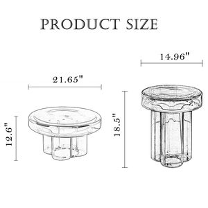 Elegante piano in vetro ambrato da 14,96 pollici per casa camera da letto e soggiorno <span class=keywords><strong>sala</strong></span> uso - Product Image 6