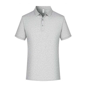 Promotional Polo Shirt Cotton Short Sleeve Solid Color Breathable Daily Wear - Product Image 3