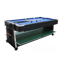 Alta calidad Rotary 4 en 1 Multi juego Air Hockey Table Tennis Billar Mesa de billar