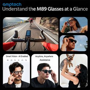 แว่นตาอัจฉริยะ <span class=keywords><strong>AI</strong></span> ปี 2026 กล้อง 8MP 4K รองรับการควบคุมด้วยเสียง ถ่ายภาพ วิดีโอ พร้อมเลนส์ป้องกันแสงสีฟ้า 133s+อื่นๆ - Product Image 1