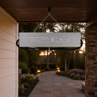 Convertidor de Energía CA-CC HUARON HRES 0-10V con Certificación ETL, Impermeable IP67, Entrada 220V, Salida 12V/24V, 30W-300W, Iluminación LED, Aluminio