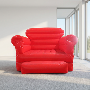 WINSUN Hot Selling PVC Single <b>Camping</b> Chair Portable Inflatable <b>Sofa</b> with Advertising Feature - Product Image 1