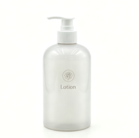 Bouteille de shampooing vide en PE de 500 ml, couleur personnalisée, bouteille ronde en plastique pour gel douche, après-shampoing, lotion, flacon pompe, emballage cosmétique pour femmes
