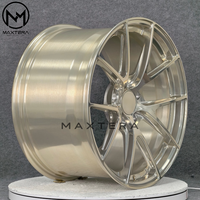 Rines de Aleación Maxtera Forged Custom VS5RS Poilseed Frozen Gold Style para Porsche, BMW, Camaro, Corvette, Mustang, GT-R, 370Z, Supra