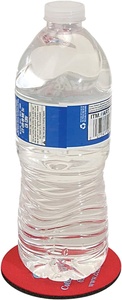 Sous-verre rond décontracté en caoutchouc souple et néoprène jersey, durable - Product Image 2