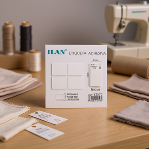 Etichetta Adesiva Rettangolare 48x69 mm, 4 Pezzi per Foglio, 6 Fogli - Product Image 3