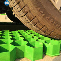 Grilles de drainage perméables en plastique recyclé HDPE pour jardin, allée et gazon artificiel