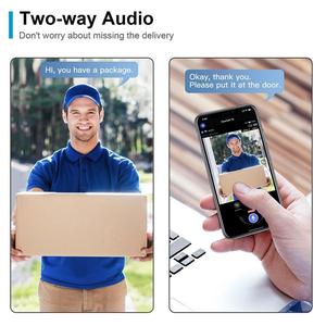 Electronic <strong>Home</strong> Security Doorman T6 Smart <strong>Wifi</strong> Video Doorbell Waterproof 720P Wireless <strong>Intercom</strong> Visual Doorbell
