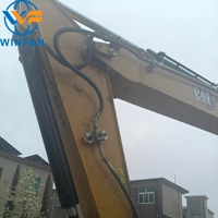 Mini-excavatrice d'occasion de 7 tonnes CAT 307 pour travaux de terrassement et de nivellement de paysages municipaux