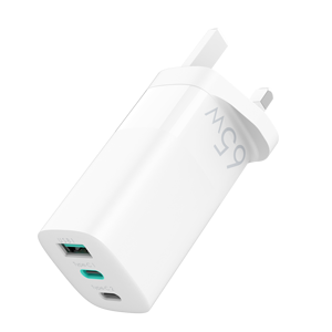 Xách tay EU cắm 65W Điện thoại di động tường sạc 3 cổng <span class=keywords><strong>USB</strong></span>-C CE/FCC/ROHS QC3.0 65W gan máy tính xách tay Sạc Loại C PD tường sạc - Product Image 5