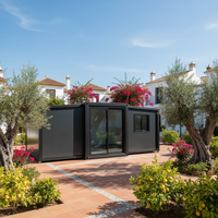 Maison modulaire préfabriquée Villas de 2 à 4 chambres |   Villa mobile de luxe en conteneur de 20 pieds et maison modulaire en conteneur de 20 pieds