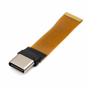สายเคเบิล USB C FPC แบบ Type-C สายแบนยืดหยุ่น วงจรแบบริบบิ้น ขยายได้ 24 พิน ผลิตตามสั่ง OEM จัดส่งรวดเร็ว - Product Image 1