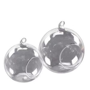 เชิงเทียนแก้วแบบแขวน,ที่วางเทียนทีไลท์ที่วางแก้วซุ้มแก้วต้นไม้ในร่มกลางแจ้ง - Product Image 6