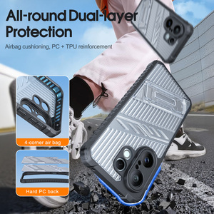 Nueva Funda Protectora para Teléfono con Diseño de Armadura, Híbrida de PC+TPU, Resistente a Golpes, con Soporte de Anillo para Vivo X200FE S30 <span class=keywords><strong>Pro</strong></span> Mini - Product Image 3