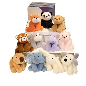 Nuovi <span class=keywords><strong>Peluche</strong></span> Super Morbidi Imbottiti in Cotone PP, Giocattoli a Forma di Pesce Puffer, Procione, Orso Bruno, Bambole per Compleanno dei Bambini - Product Image 1