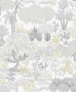Carta da Parati in PVC con Motivo Foresta Pluviale Naturale 106 CM per Decorazione Casa e Hotel, Novità 2026 - Product Image 4
