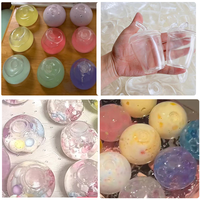 Neuer Stil Englische Verpackung Geruchsarmer 0-Grad TPR-Kleber Spezieller Transparenter Flexibler TPR Handgefertigter Ball Squishy Spielzeug Versiegelungskleber