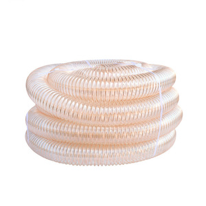 Manguera de poliuretano transparente con alambre de acero para recolección de polvo, maquinaria para trabajar la madera, conducto de ventilación, flujo de gas, 50 mm de diámetro - Product Image 4