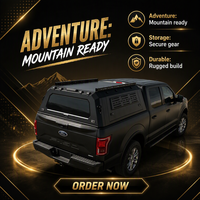 Armacap, auvent de camion en alliage d'aluminium épaissi pour Ram1500/2500/GMC Sierra 1500