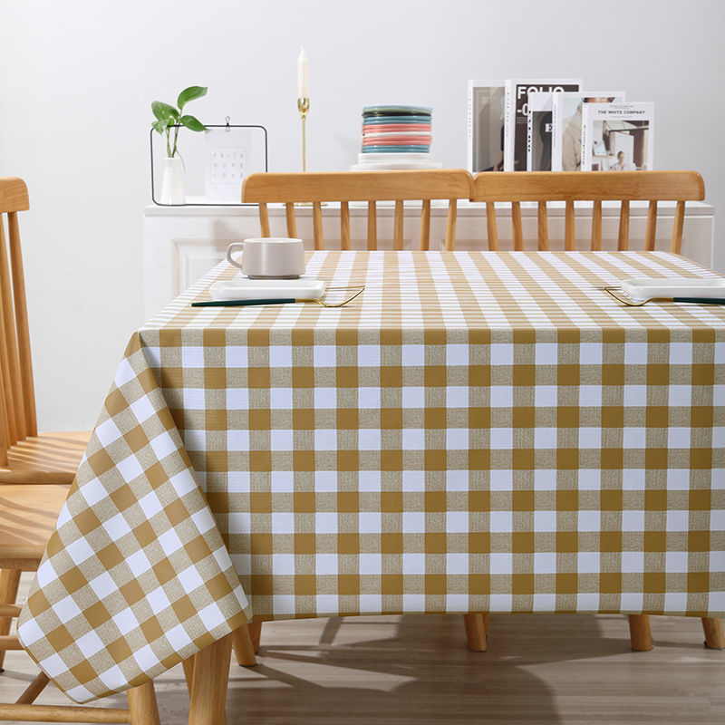 Limited-time flash sale on new PVC coffee-white checkered fabric!