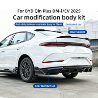 Kit carrosserie BYD Qin Plus : Lame avant et séparateur pour Qin Plus DMI 2025 – Kit de mise à niveau de pare-chocs style sport
