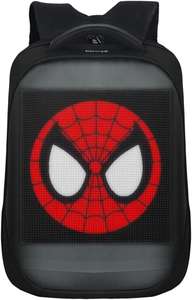 King Visionled-Mochila escolar impermeable con pantalla RGB LED a todo color, mochila escolar con control de aplicación para uso en interiores y exteriores - Product Image 5