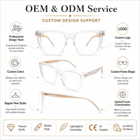 READSUN Nueva Tendencia al por Mayor, Monturas Ópticas Ligeras para Mujer, Monturas de Gafas Ópticas de Ácido Propiónico CP