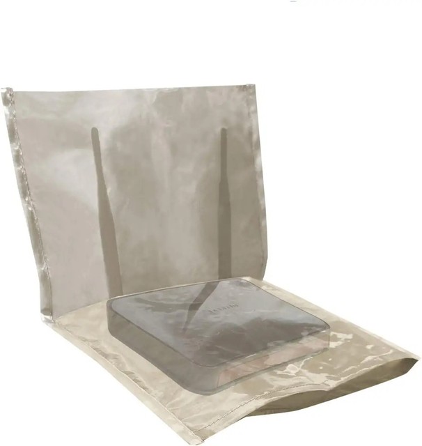 Hot Selling WiFi Router Radiation Shielding Cover Smart Meter Cover EMF Radiation Shielding Bag
