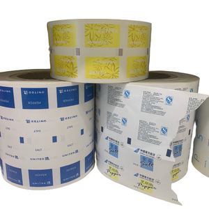 Rouleau de papier enduit de PE, sac en papier laminé brillant personnalisé pour sucre / noix / sel / crème glacée avec impression flexographique - Product Image 4