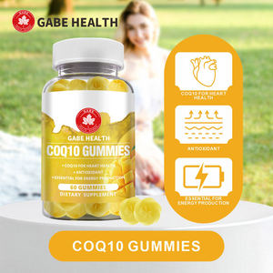Private Label CoQ10 <b>Heart</b> Support Antioxidant Gummies Natural Fruit Flavor Adult Use 24-Month <b>Shelf</b> Life Flexible MOQ - Product Image 1