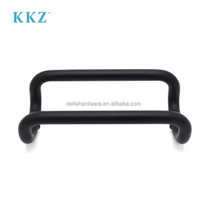 Double Bend Type Stainless Steel 304 Black Color Double Sided Glass <strong>Door</strong> Offset <strong>Pull</strong> <strong>Handle</strong> - Product Image 3