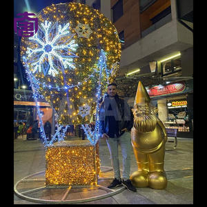 Guirlandes lumineuses LED décoratives en forme de montgolfière pour les fêtes, les rues, les arches, les places, les parcs, les festivals et les événements extérieurs. - Product Image 2