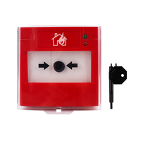 Punto de llamada de fuego manual de alarma de incendio reiniciable con luz LED
