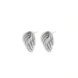 Amy Amy Fashion <b>Stud</b> Earrings <b>Silver</b> Plated Geometric Design For Women Trendy Jewelry Gift PE2660 - Product Image 3