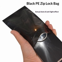 Nouveaux Sacs en PE Noir à Fermeture Zip Refermable, Épais, Anti-Lumière, Opaques, Non Transparents, pour Usage Agricole