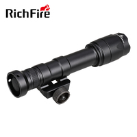 Lampe torche tactique en alliage d'aluminium étanche avec logo personnalisé et interrupteur à distance, accessoire pour lanternes et lunettes de visée d'extérieur