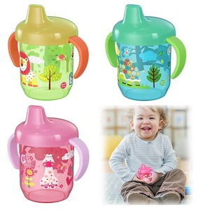 Vaso de entrenamiento con asas para bebés, taza especial para niños pequeños, niños y niñas, para aprender a beber de forma independiente - Product Image 1