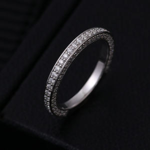 Usine En Gros <span class=keywords><strong>1</strong></span> <span class=keywords><strong>Carat</strong></span> Or <span class=keywords><strong>Diamant</strong></span> Bague 10k Bague En Or Blanc Rond Brilliant Cut Lab Grown Diamond <span class=keywords><strong>Prix</strong></span> Le Plus Bas Bague De Mariage - Product Image 3