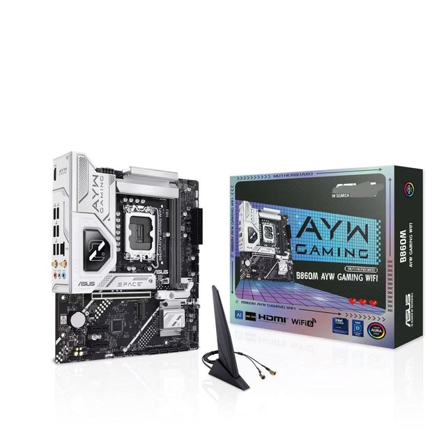 B860M AYW GAMING WIFI DDR4 Intel Single Channel Motherboard Supports Compatible 12700/12700KF CPU SATA 128GB New