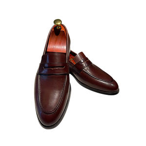 Vestido de cuero genuino personalizado, informal, puntiagudo, estilo formal de negocios, adecuado para fiestas festivas, zapatos de hombre - Product Image 2