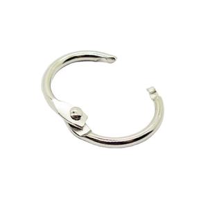 EWANG 0.6 Inch Silver Loose <b>Leaf</b> <b>Book</b> Rings Binder Nickel Plated Steel Binder Rings - Product Image 1