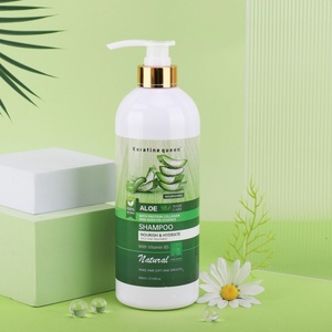 High Quality Vegan Aloe Vera Hair Treatment <b>Shampoo</b> and Conditioner Set Private Label Smooth Conditioner - Product Image 1