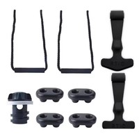 Accessoires pour glacières rotomoulées modernes personnalisées, pliables, avec isolation thermique en mousse, poignée en corde de nylon, écologiques, étanches, pour boissons et vin