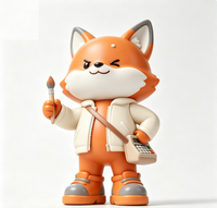 Figurine personnalisée en PVC et ABS, personnage de dessin animé, statue, fabrication chinoise, OEM, figurine personnalisée pour la vente en gros de produits de marque