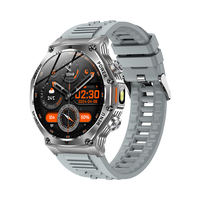 2025 Nuevo Hombre AK82 Smartwatch con pantalla ultra grande, batería de 800mAh, asistente de voz BT Call 100 + Modos deportivos Monitor de salud