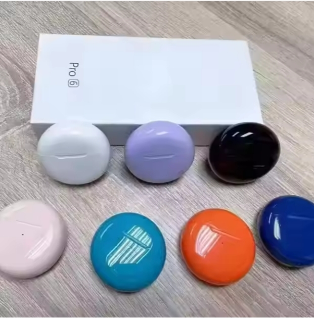 WS Pro6 Wireless In-Ear Earbuds Active Noise Cancellation (ANC) LED IPX-4 Waterproof for 5.3 RGB Game Atmosphere Light