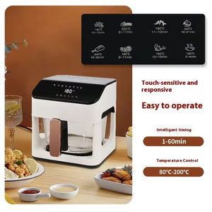 Friteuse à air domestique grande capacité avec fenêtre d'observation en verre, multifonctionnelle et automatique - Product Image 2