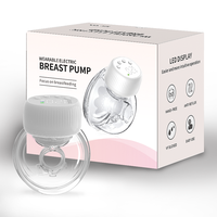 Pompa ASI Hands-Free MY-385 4 Mode 12 Level Rendah Kebisingan Bebas BPA PP Silikon Elektrik Bentuk Botol Bayi yang Dapat Dipakai