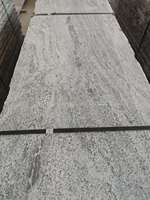 Dalle de granit Viscount White à veinage paysager, surface brossée, design moderne, écologique, Shandong TY Villa Stone, Fourniture directe